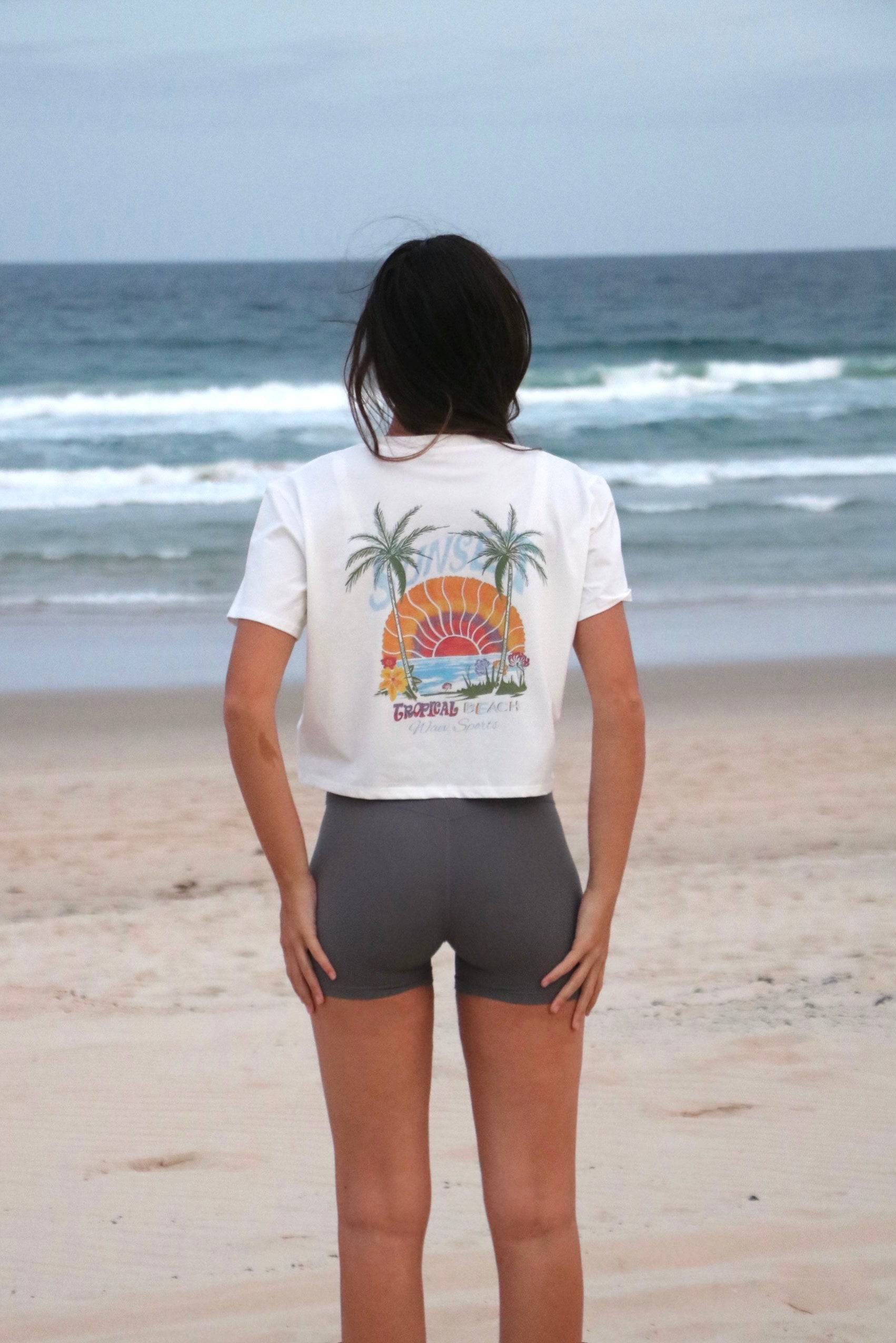 Waev Crop Tee Shirt - Waev Sports