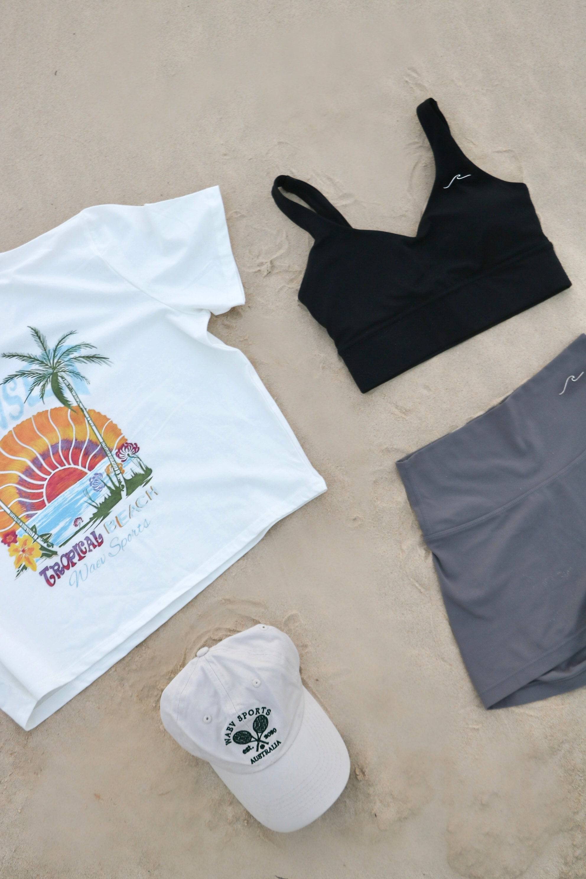 Waev Crop Tee Shirt - Waev Sports