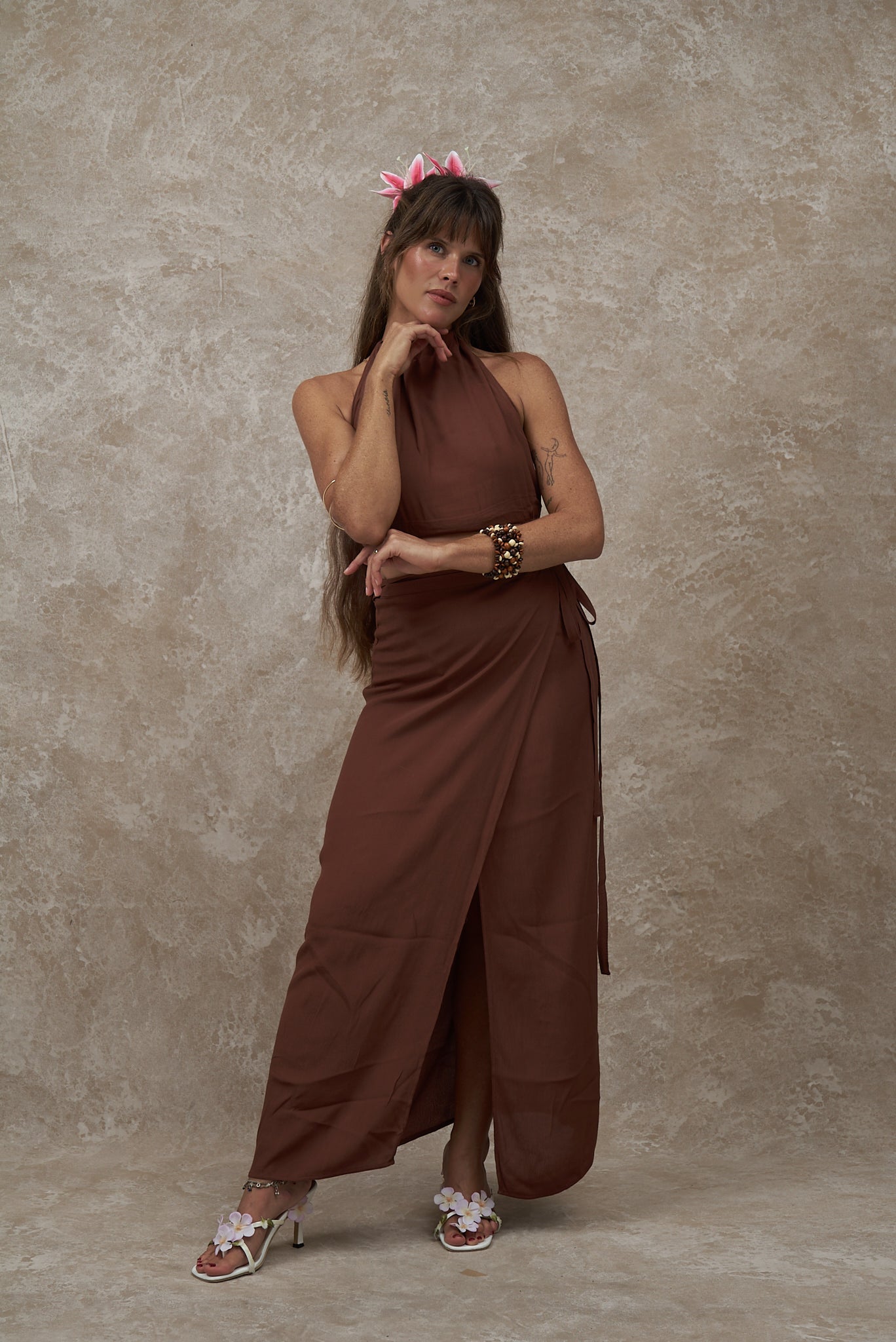 Zahara Top ~ Cocoa Brown - Waev Sports