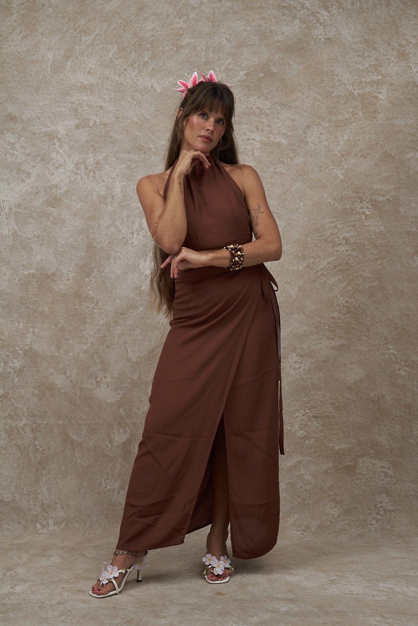 Zahara Top ~ Cocoa Brown - Waev Sports