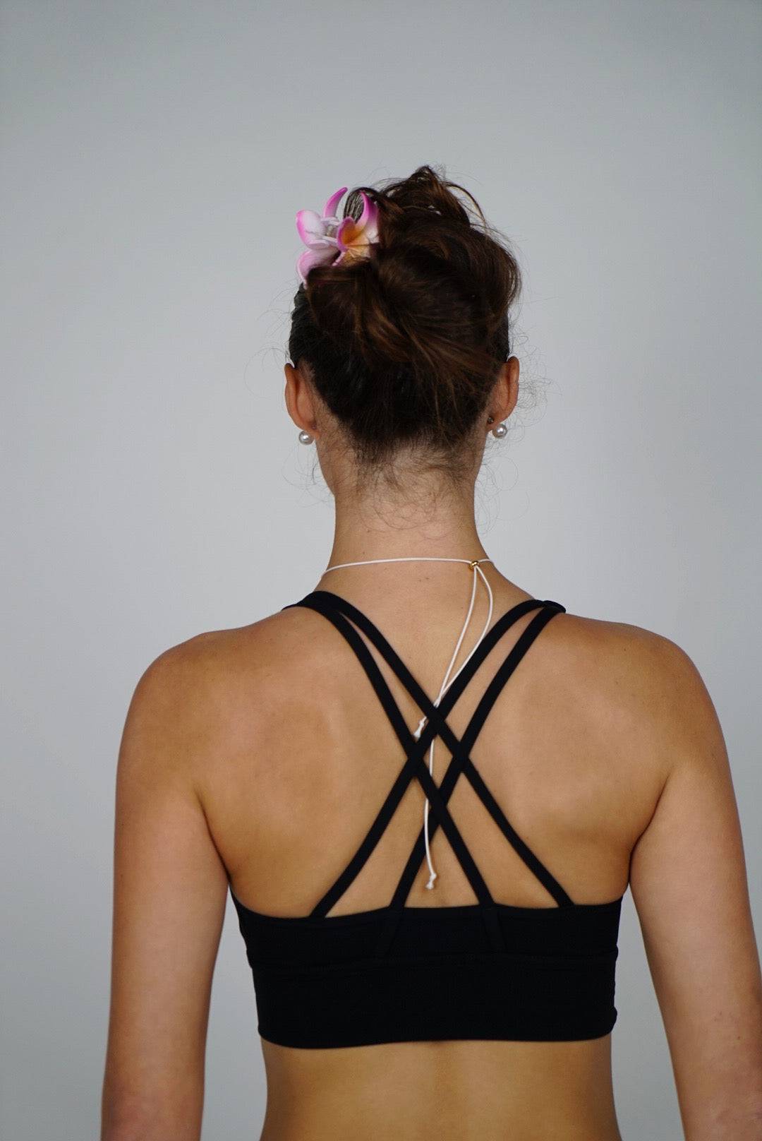 Luna Sports Bra (Black) - Waev Sports