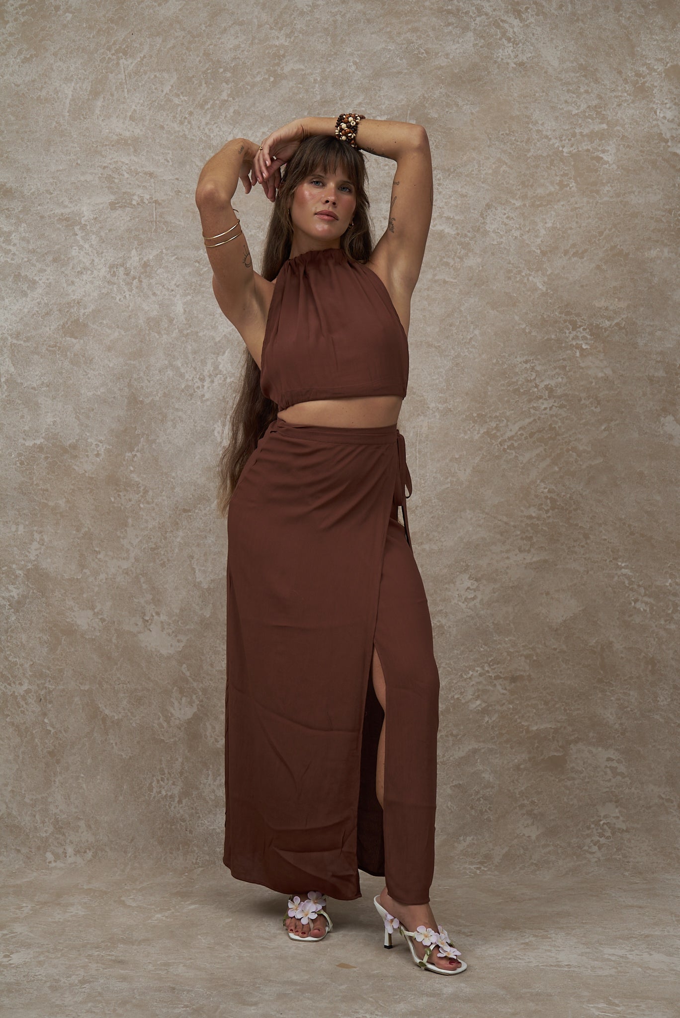 Zahara Top ~ Cocoa Brown - Waev Sports