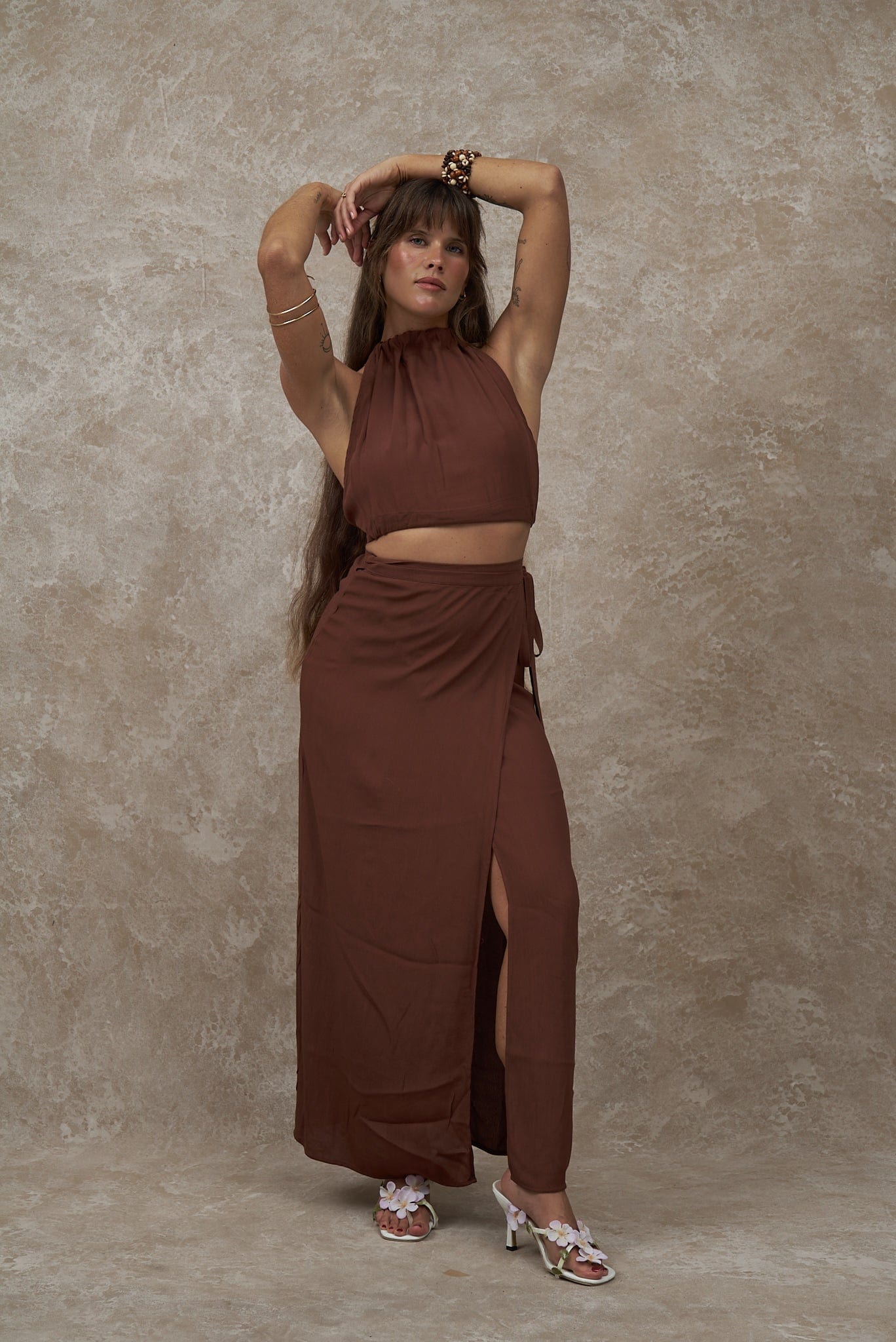 Zahara Top ~ Cocoa Brown - Waev Sports