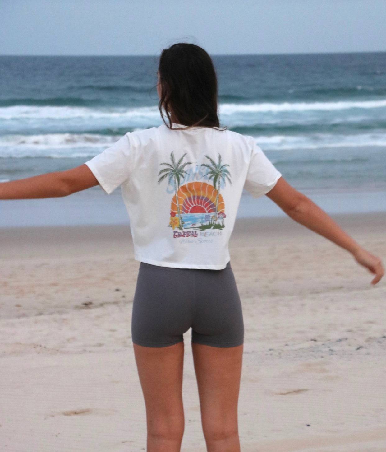 Waev Crop Tee Shirt - Waev Sports