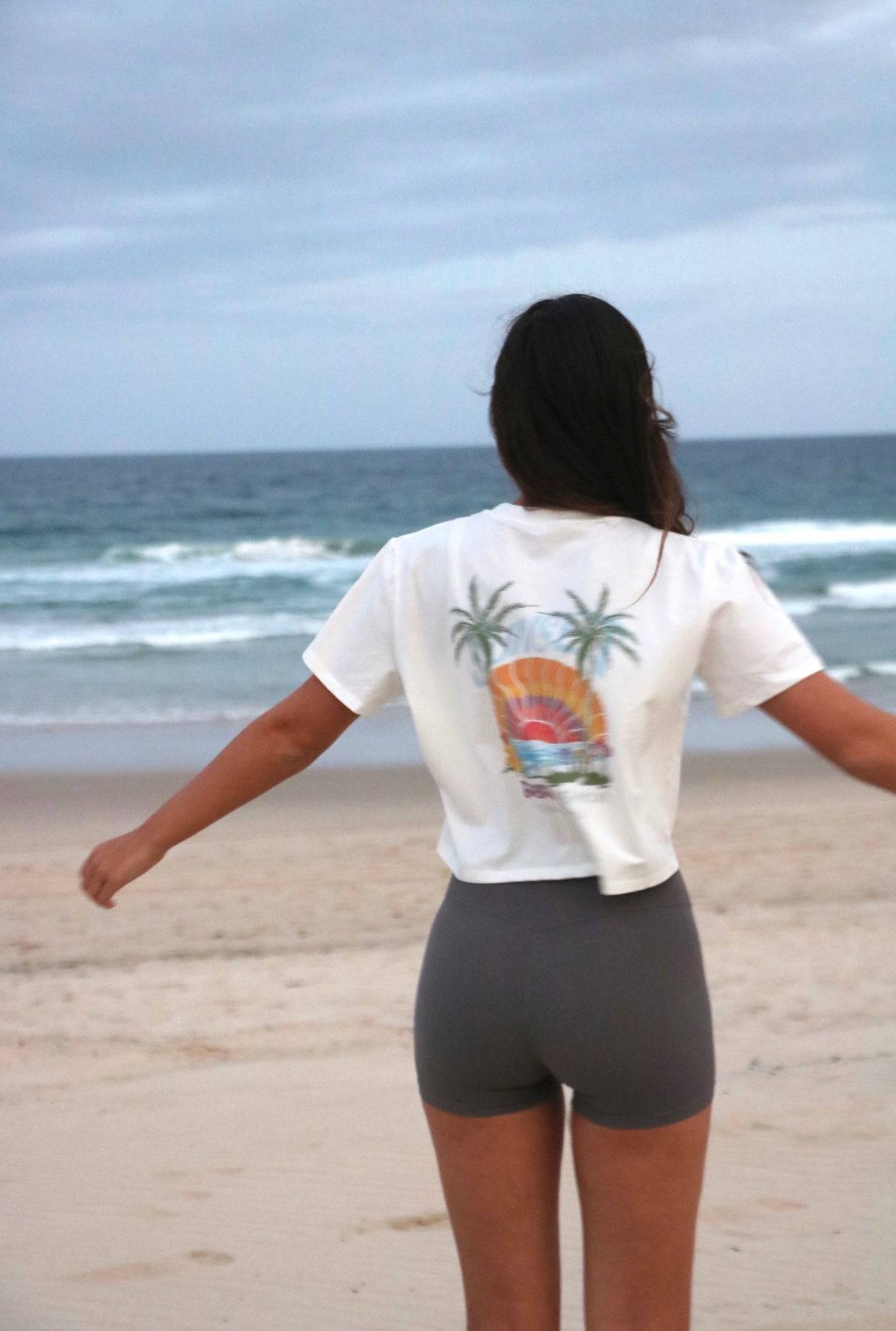 Waev Crop Tee Shirt - Waev Sports