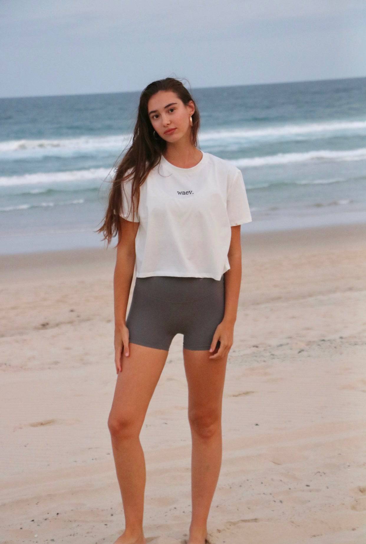 Waev Crop Tee Shirt - Waev Sports