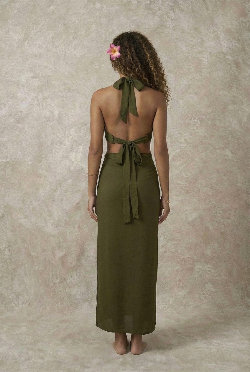 Zahara Top ~ Capulet Olive