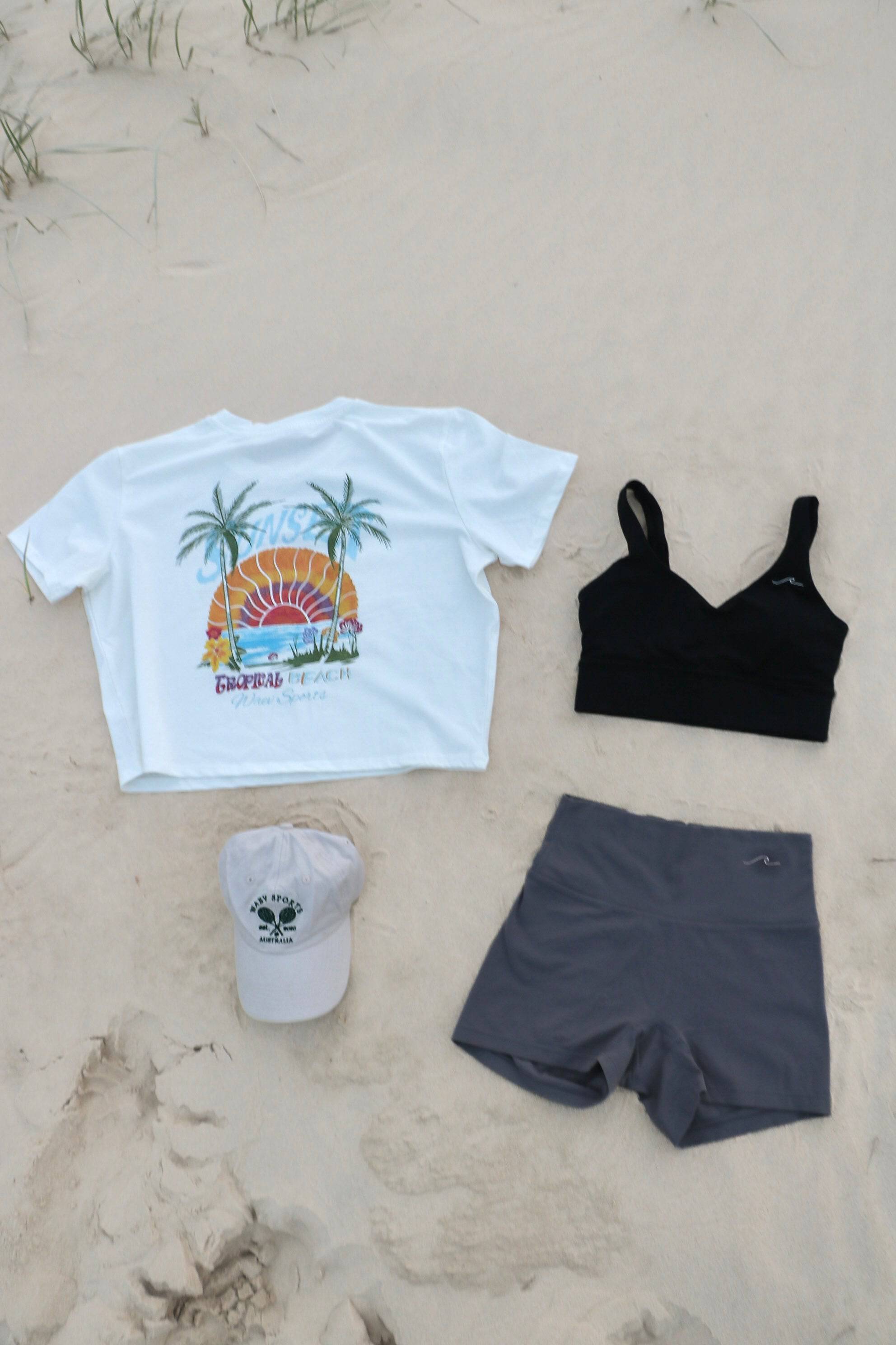 Waev Crop Tee Shirt - Waev Sports