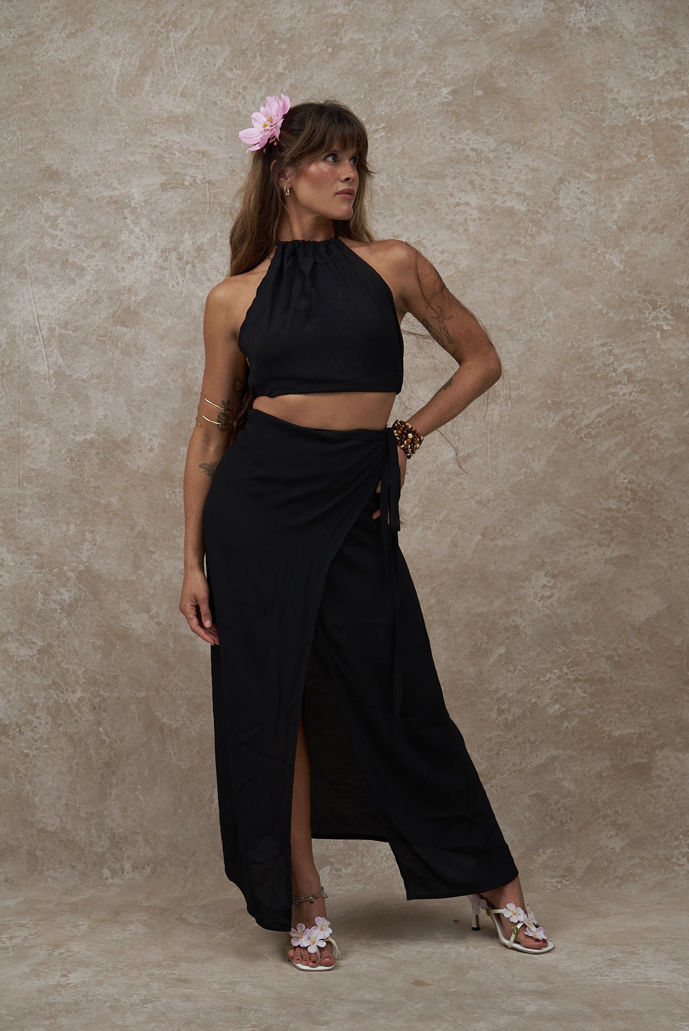 Zahara Skirt ~ Black - Waev Sports