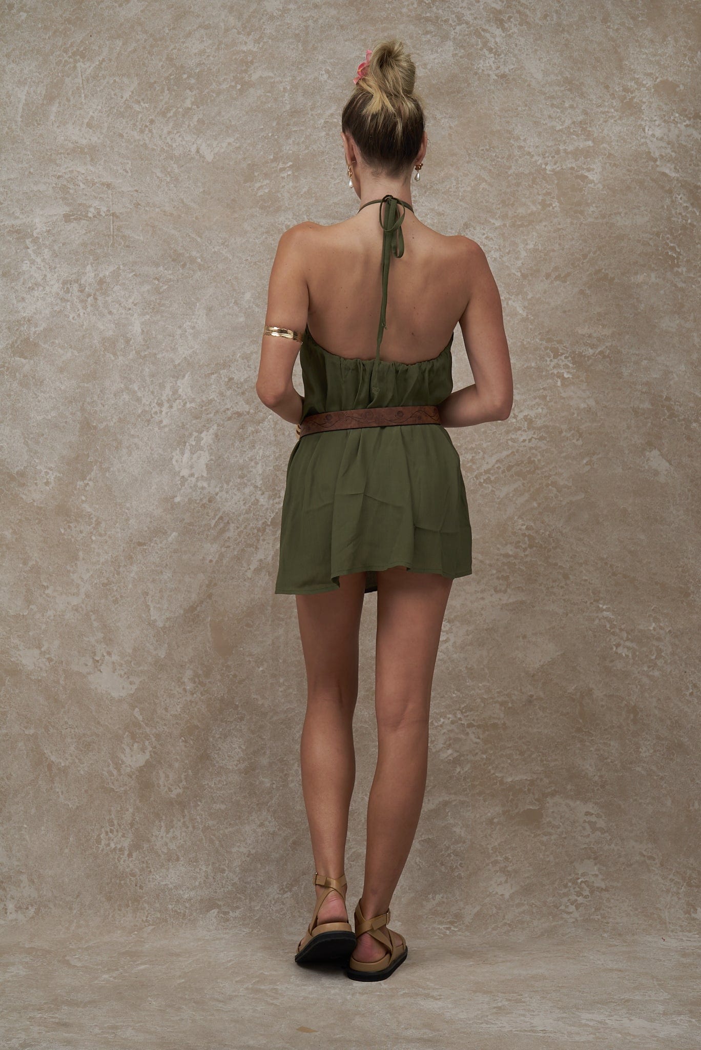 Zahara Dress ~ Capulet Olive - Waev Sports