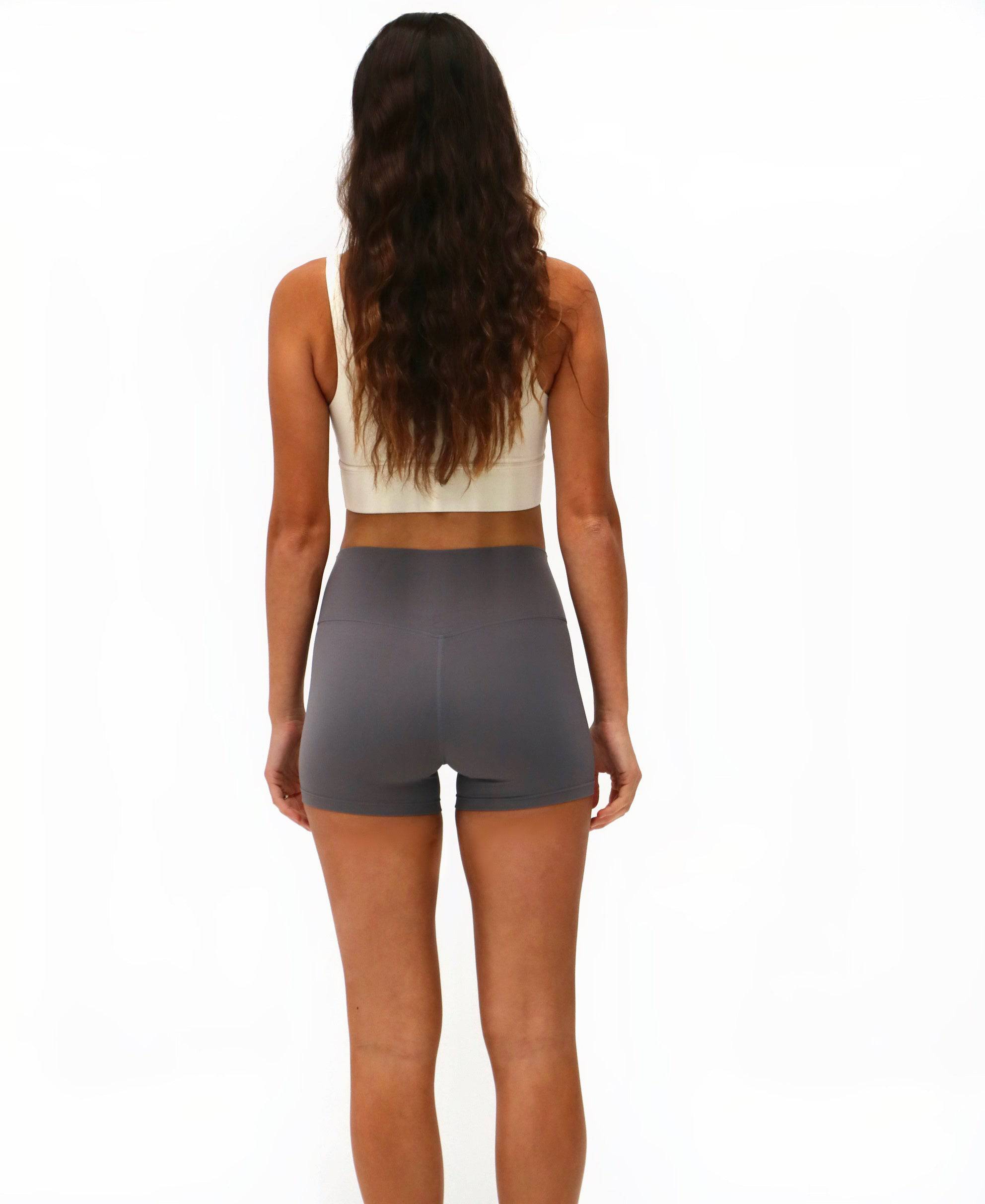 Luna Bike Shorts - Grey - Waev Sports