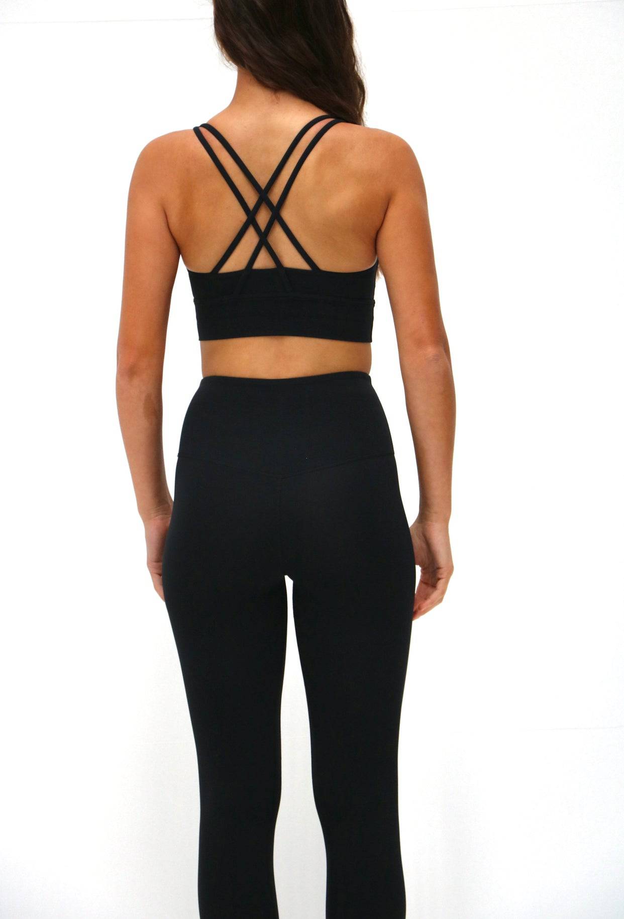 Luna Sports Bra (Black) - Waev Sports