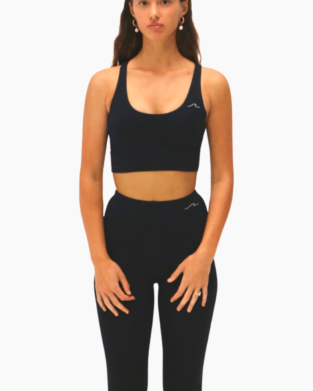 Luna Sports Bra (Black) - Waev Sports