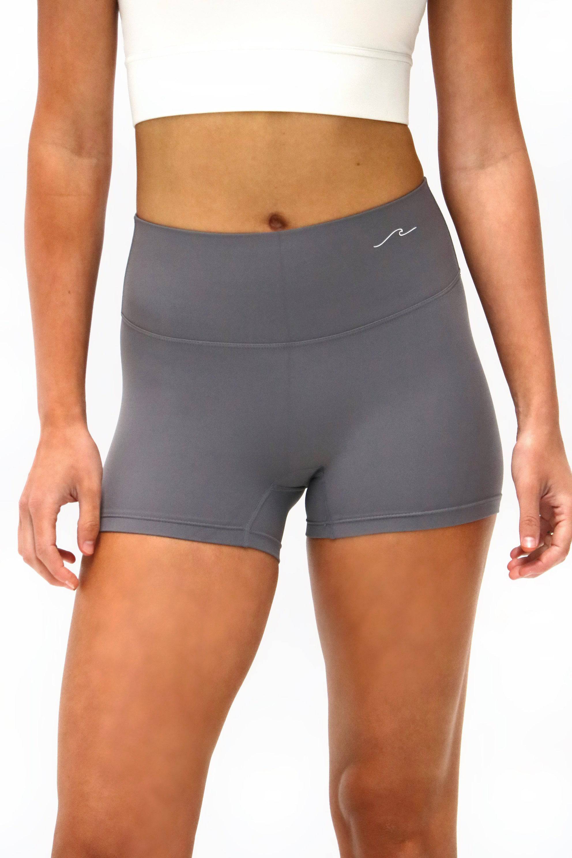 Luna Bike Shorts - Grey - Waev Sports