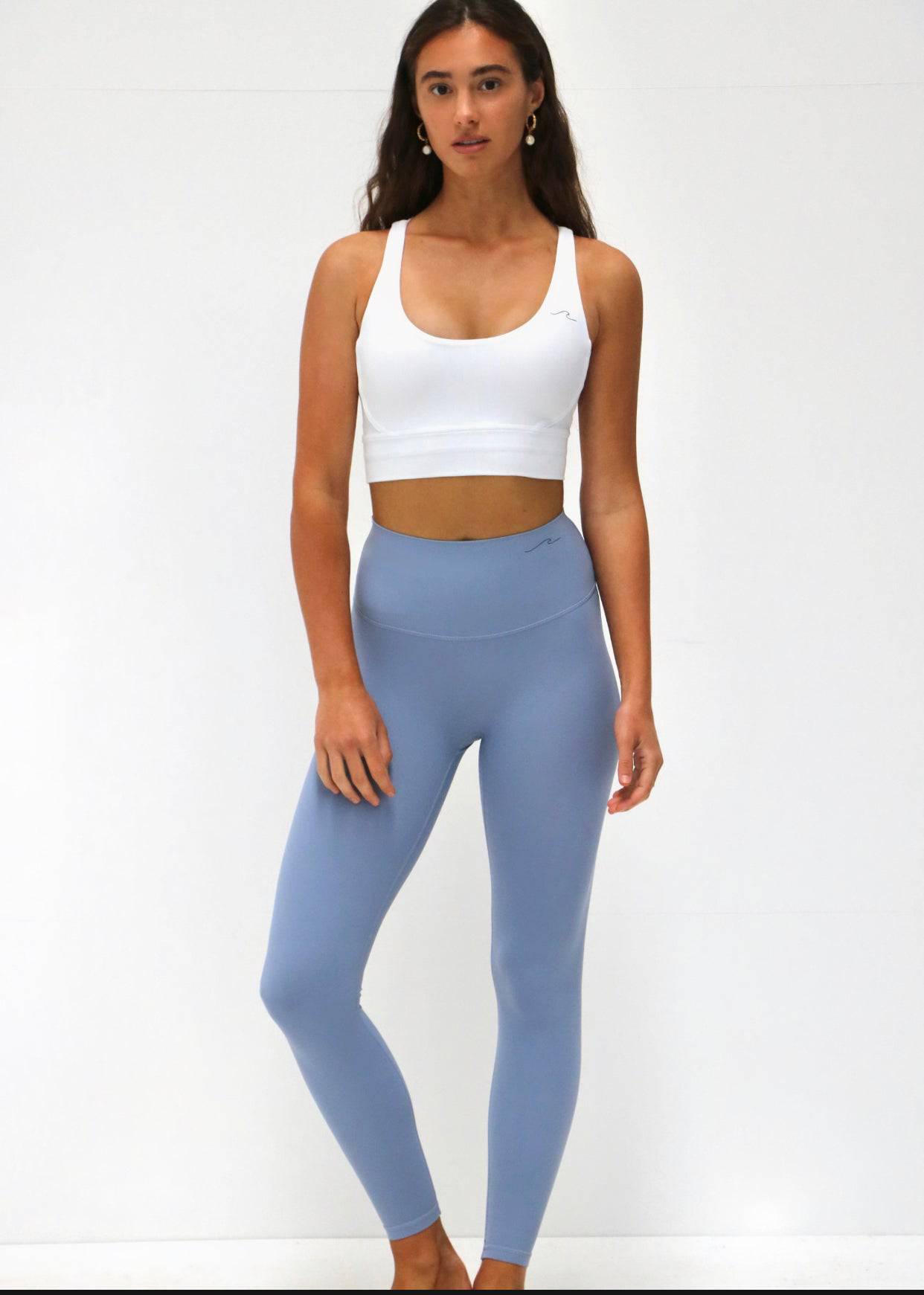 Luna Sports Bra (White) - Waev Sports