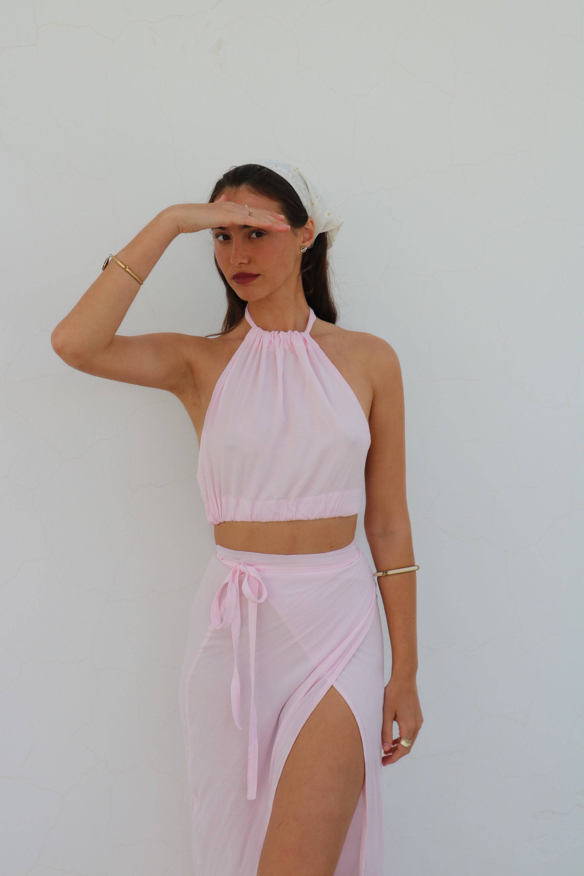 Zahara Skirt ~ Shrinking Violet - Waev Sports