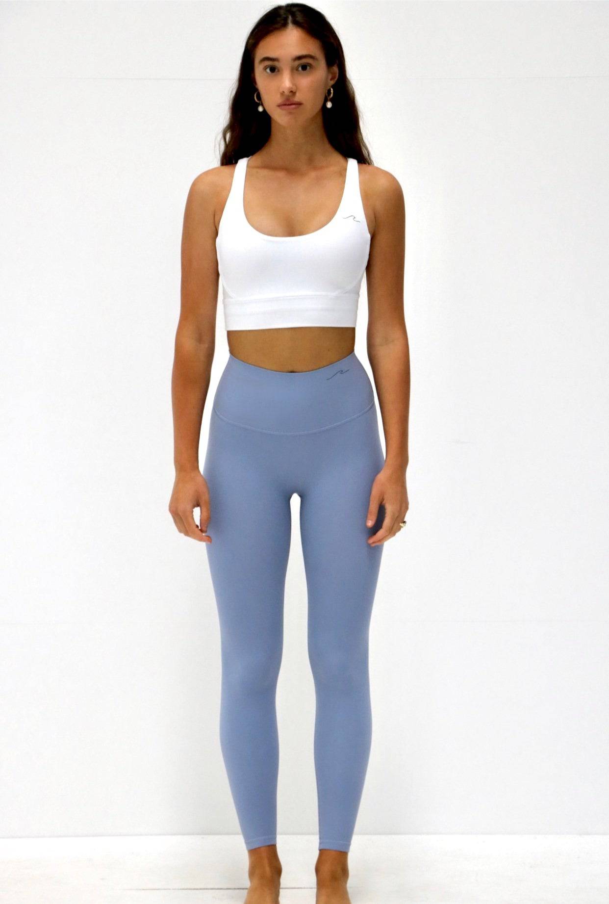 Luna Blue Leggings - Waev Sports