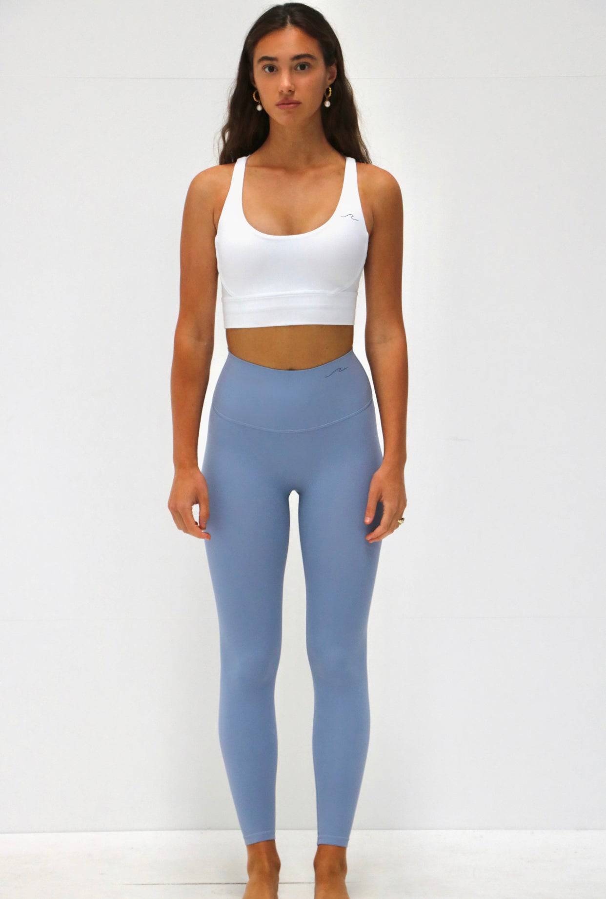 Luna Sports Bra (White) - Waev Sports
