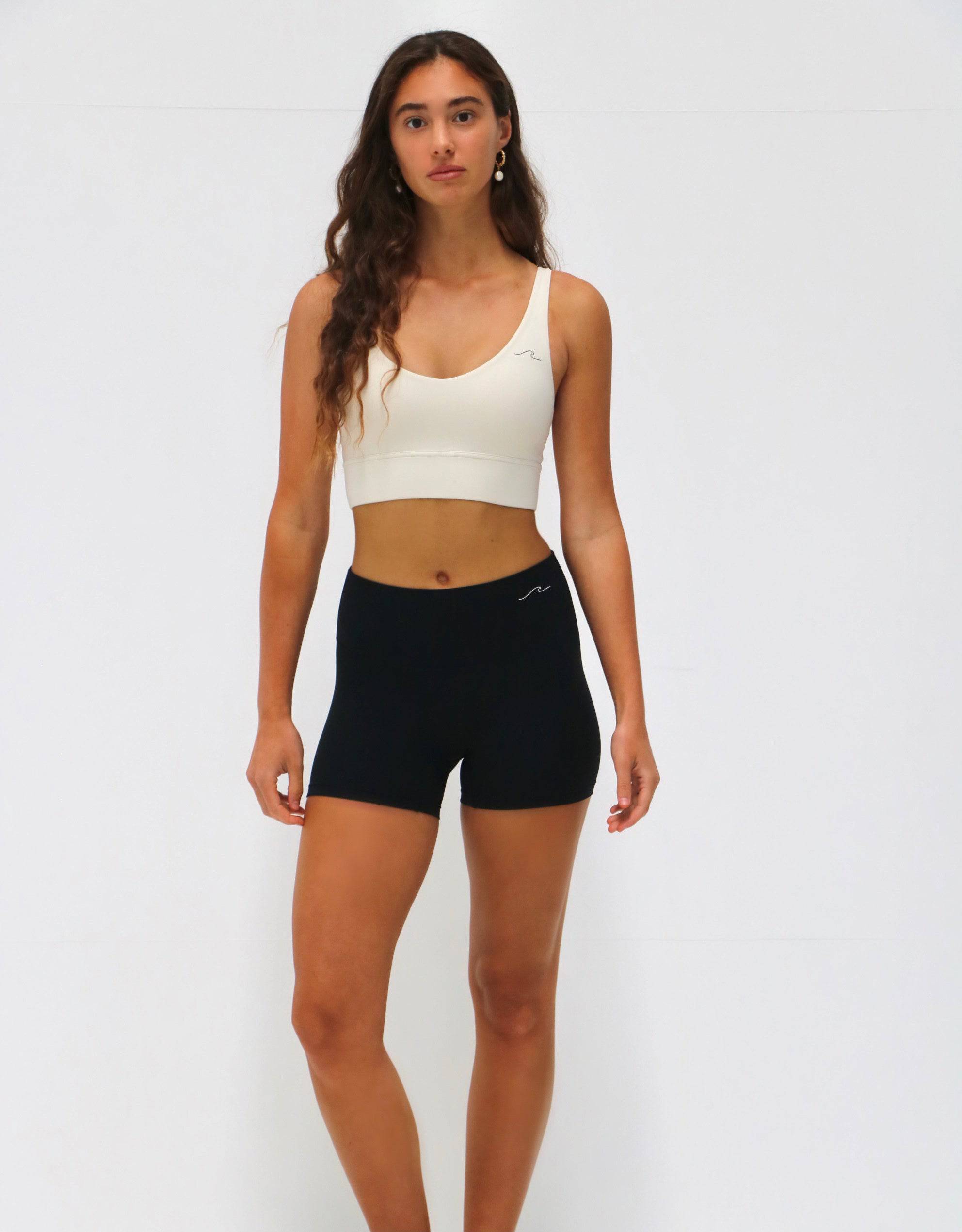 Luna Bike Shorts - Black - Waev Sports