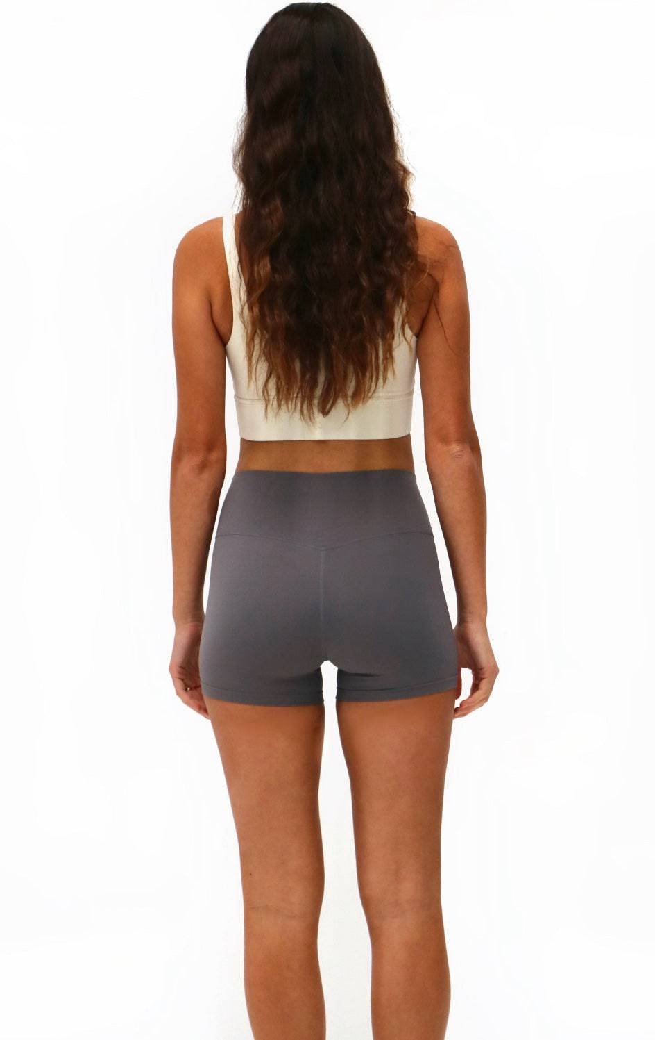 Luna Bike Shorts - Grey - Waev Sports
