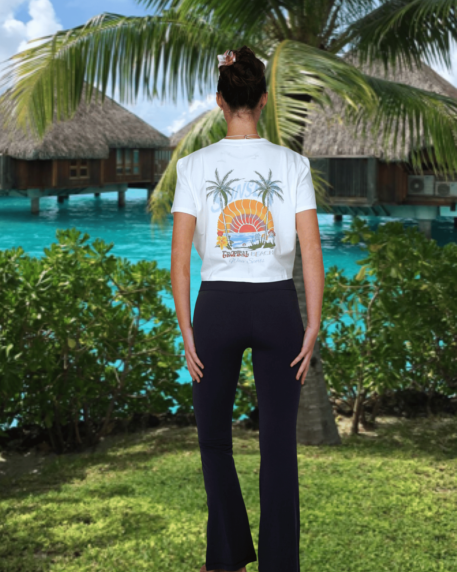 Waev Crop Tee Shirt - Waev Sports