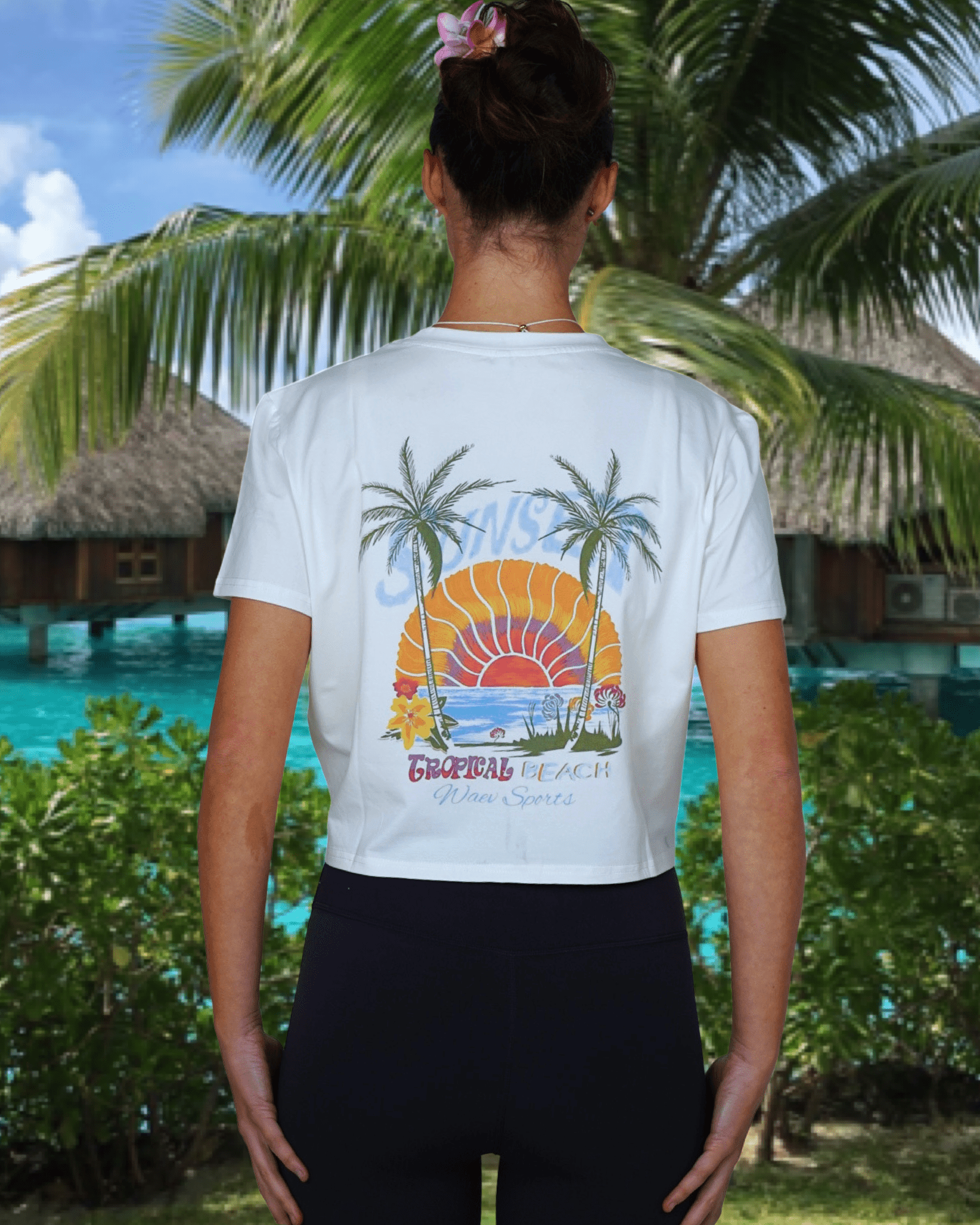 Waev Crop Tee Shirt - Waev Sports