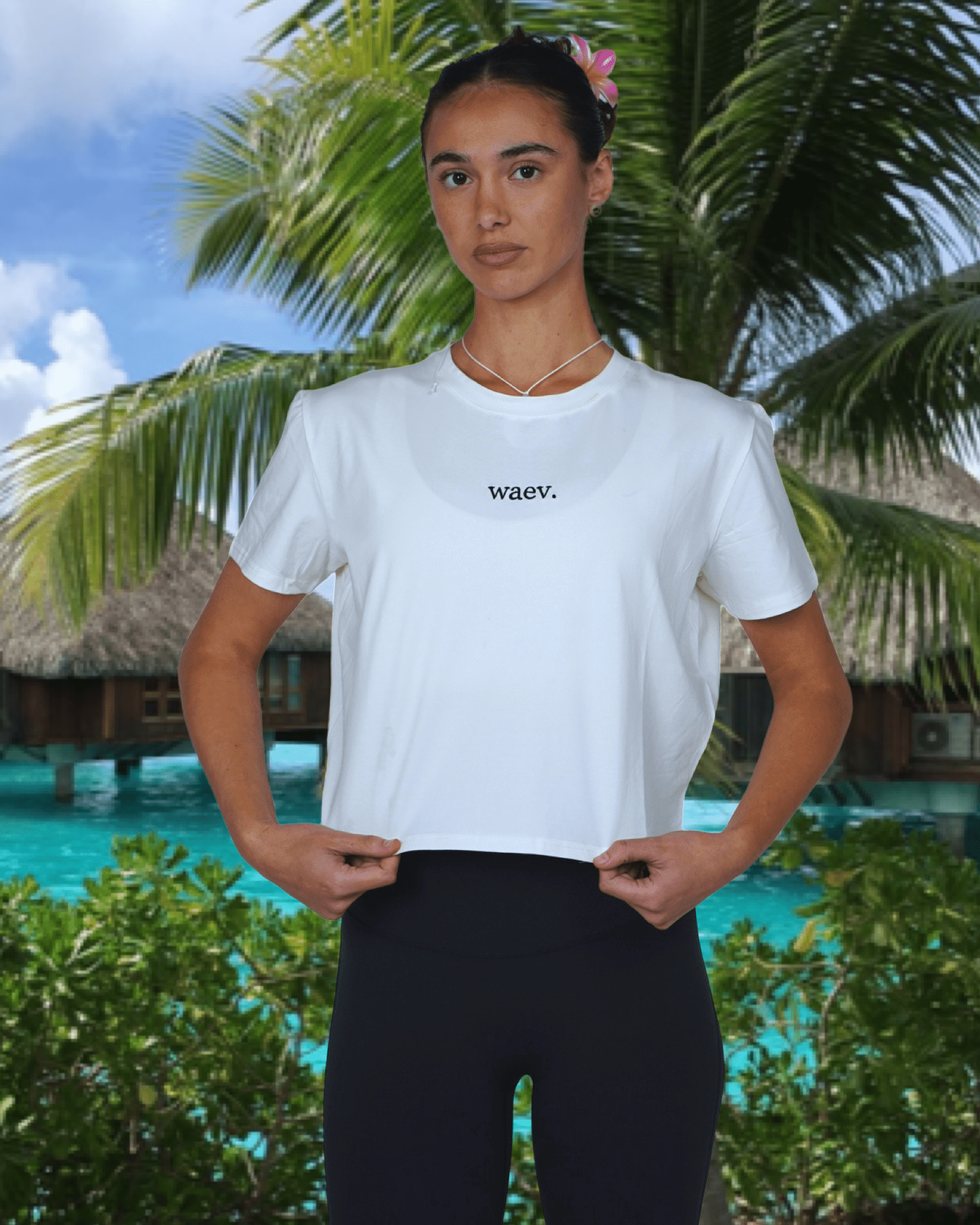 Waev Crop Tee Shirt - Waev Sports
