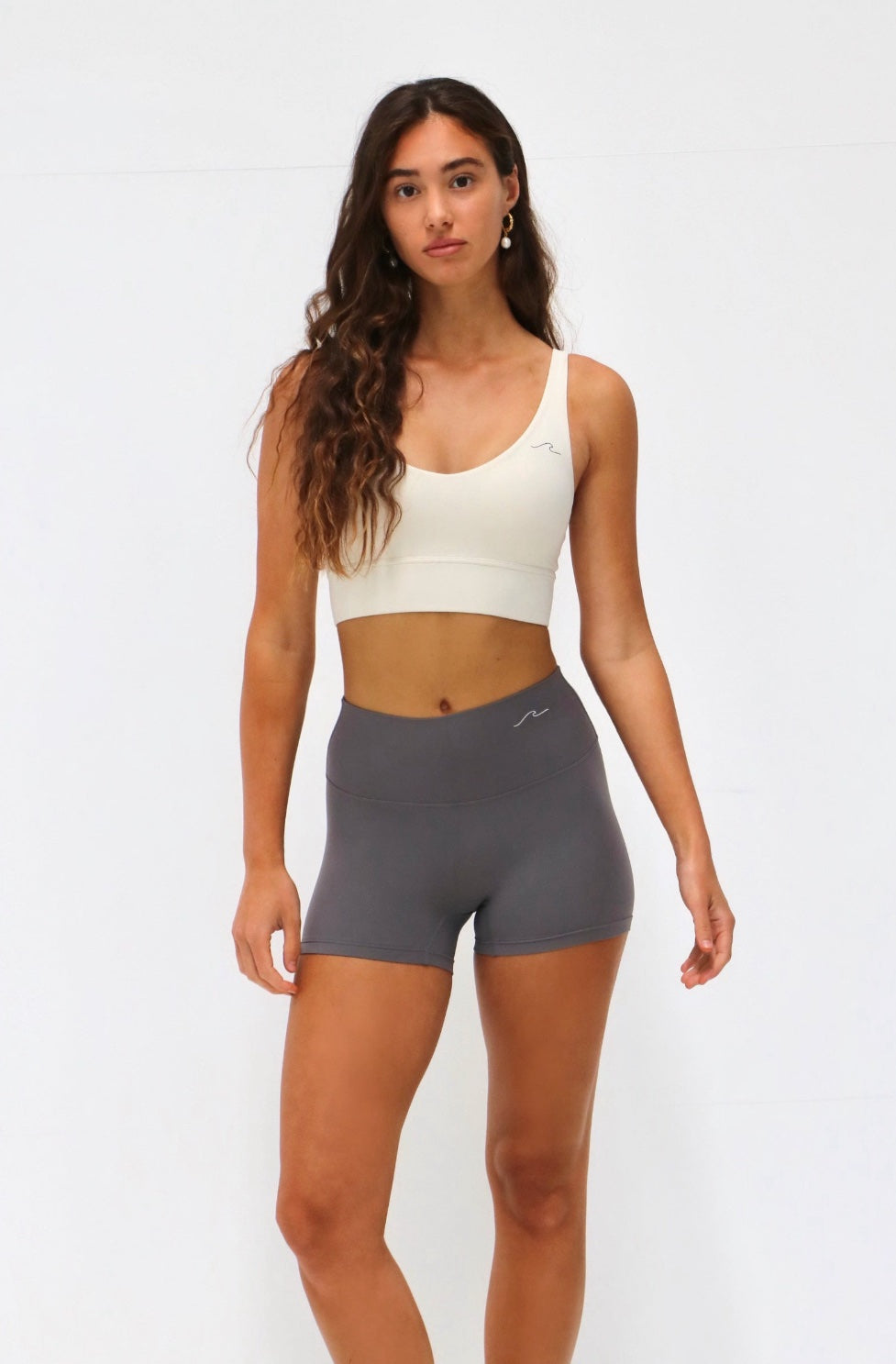 Luna Bike Shorts - Grey