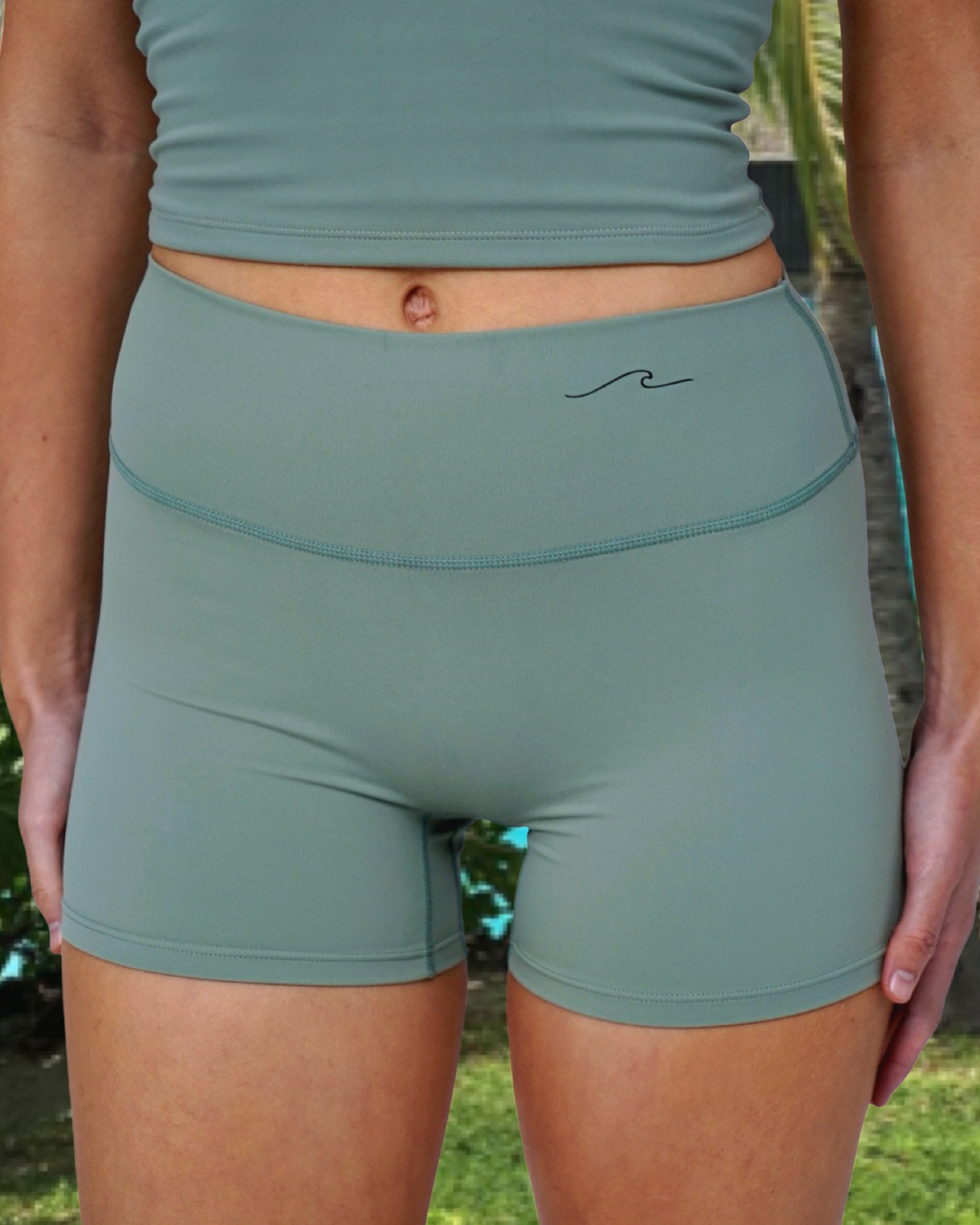 Neni Bike Shorts - Fern